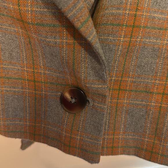 STEVE MADDEN rupi cropped blazer in grey plaid - Picture 7 of 13